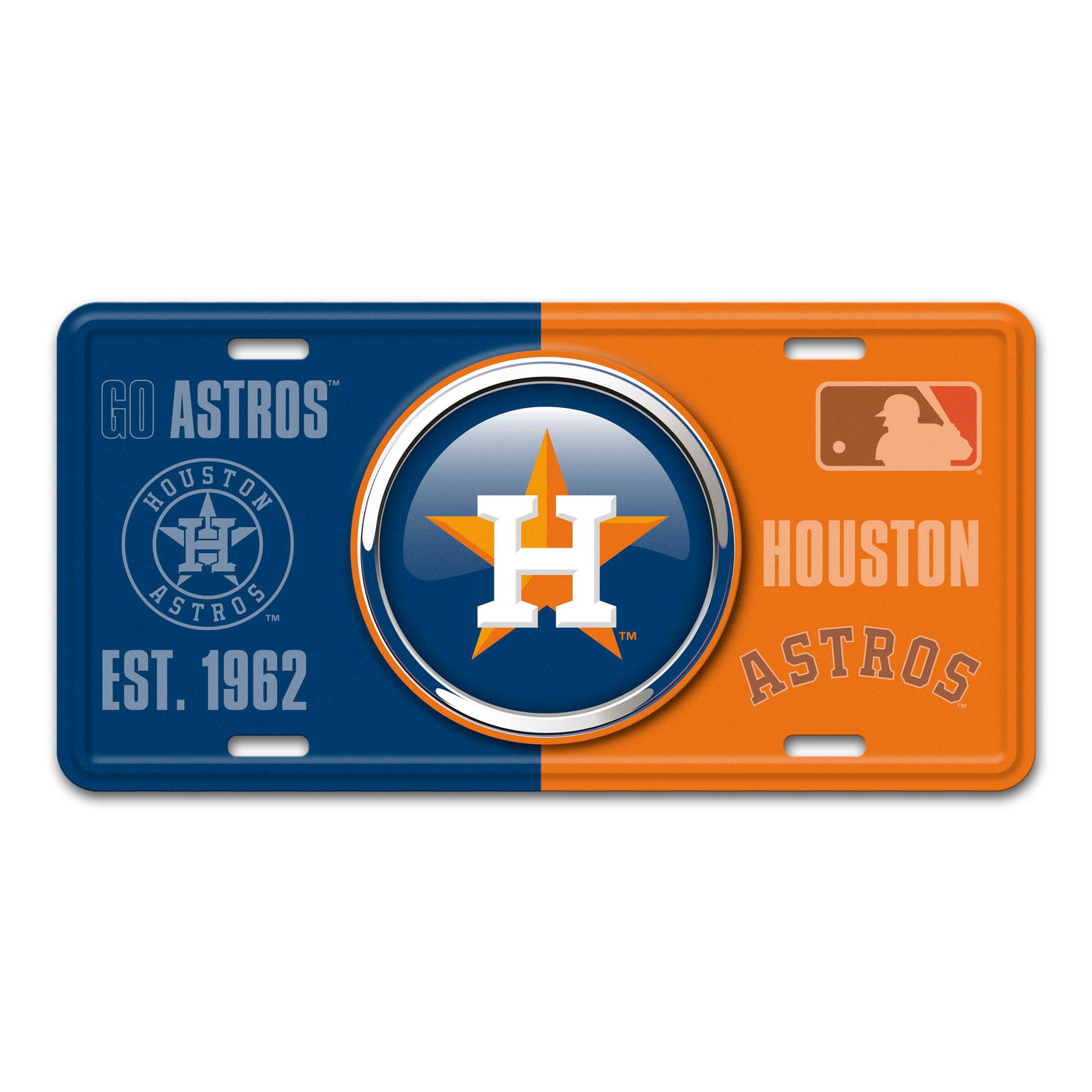 MLB - Houston Astros Embossed Metal License Plate