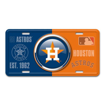 MLB - Houston Astros Embossed Metal License Plate