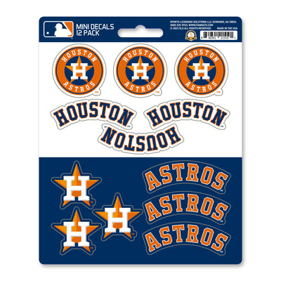 MLB - Houston Astros Mini Decal 12-pk