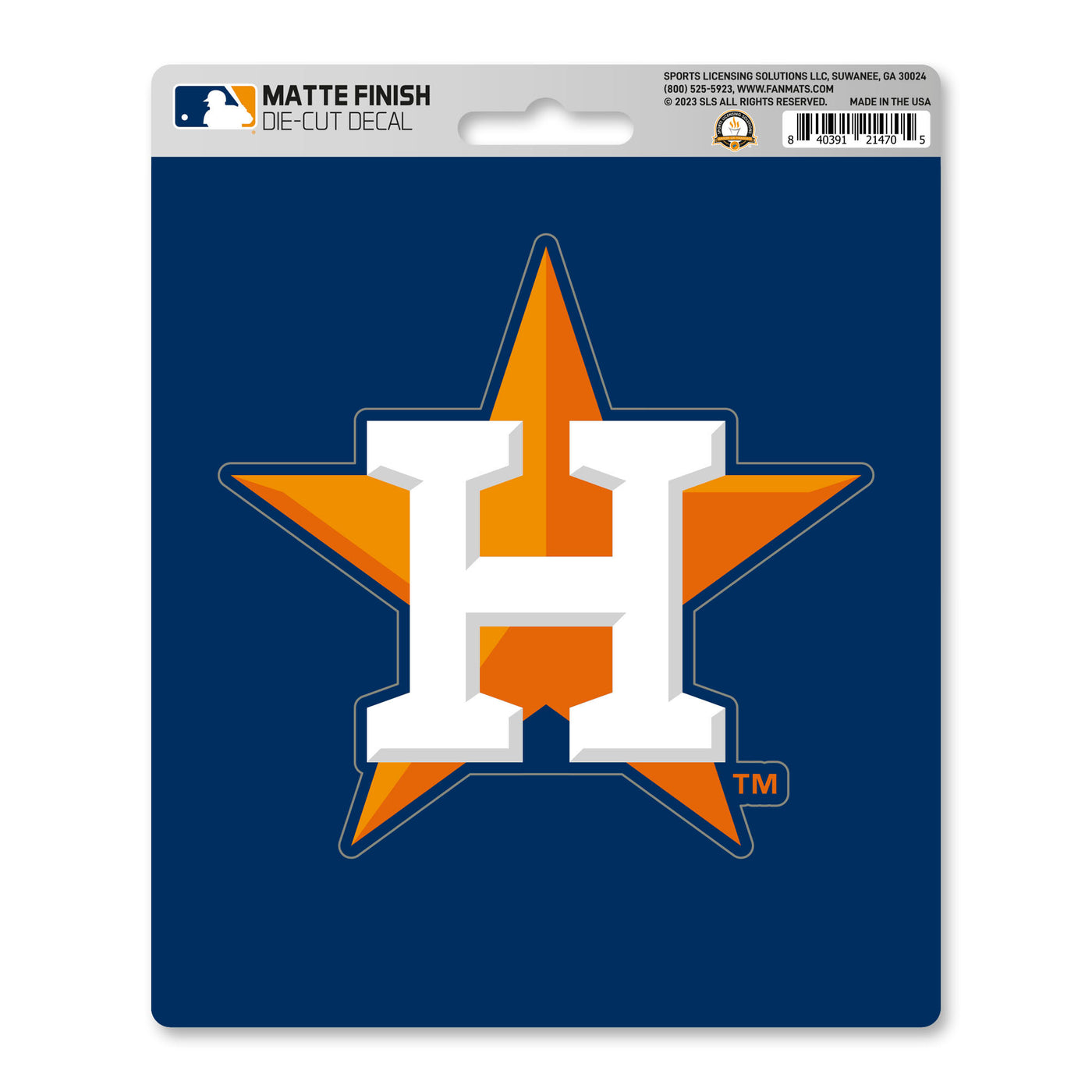 MLB - Houston Astros Matte Decal