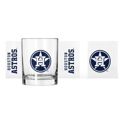 Houston Astros 14oz Gameday Rocks Glass