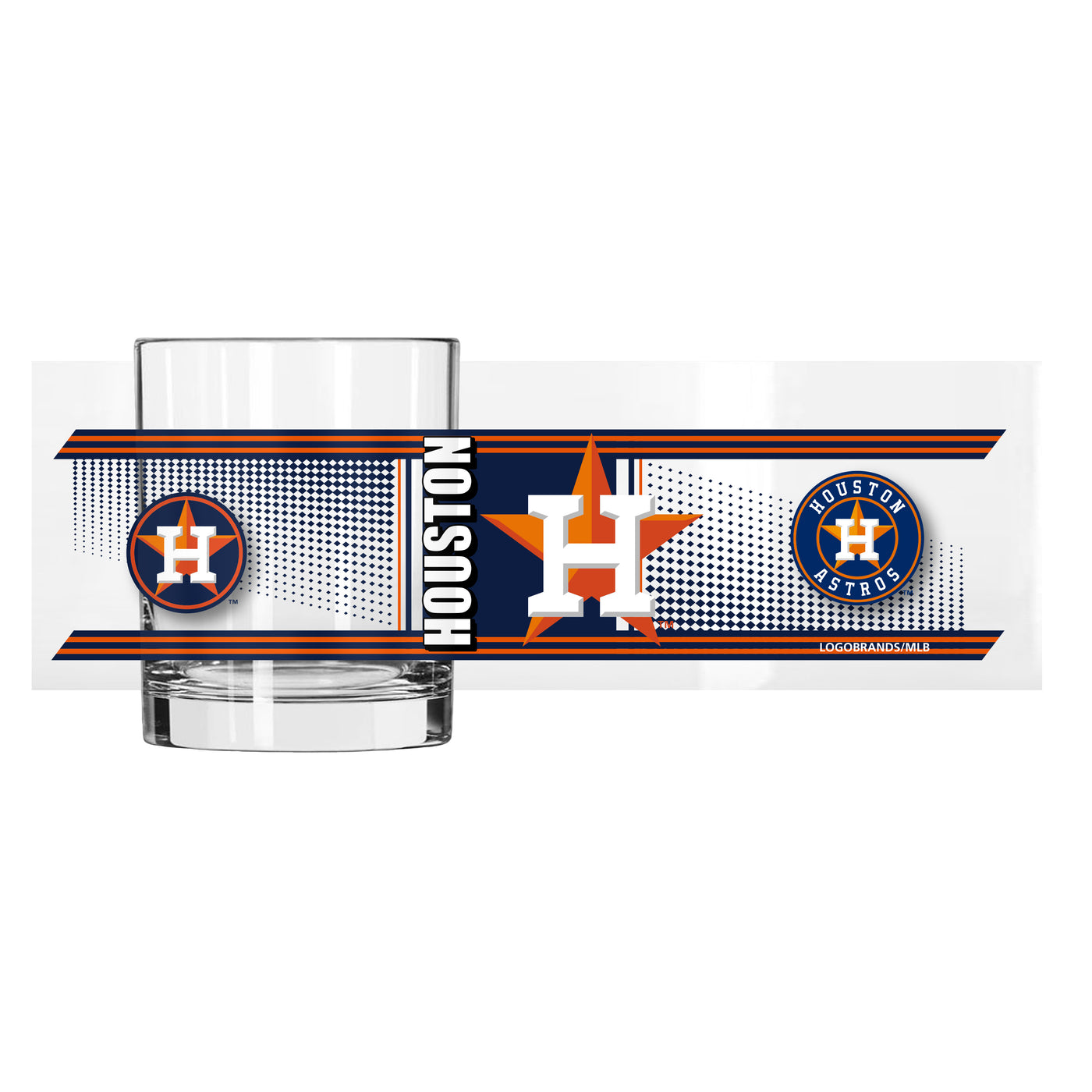 Houston Astros 14oz Hero Rocks Glass