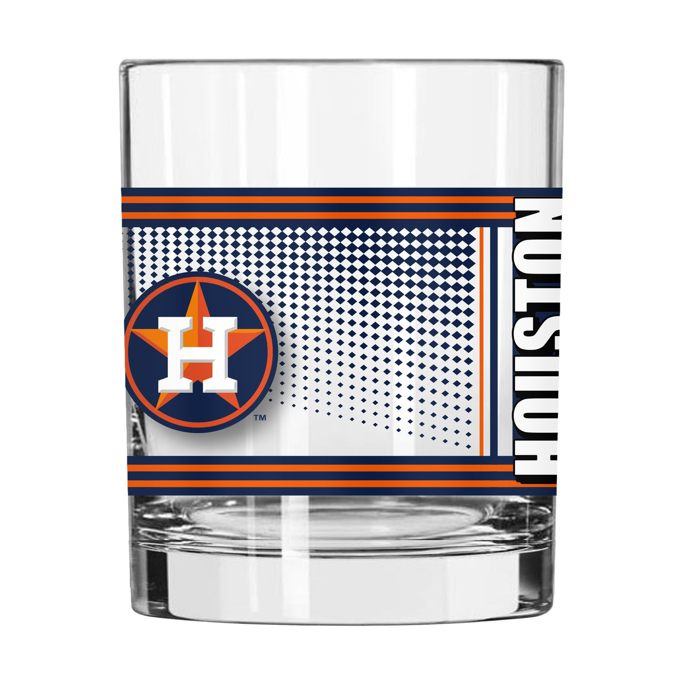 Houston Astros 14oz Hero Rocks Glass