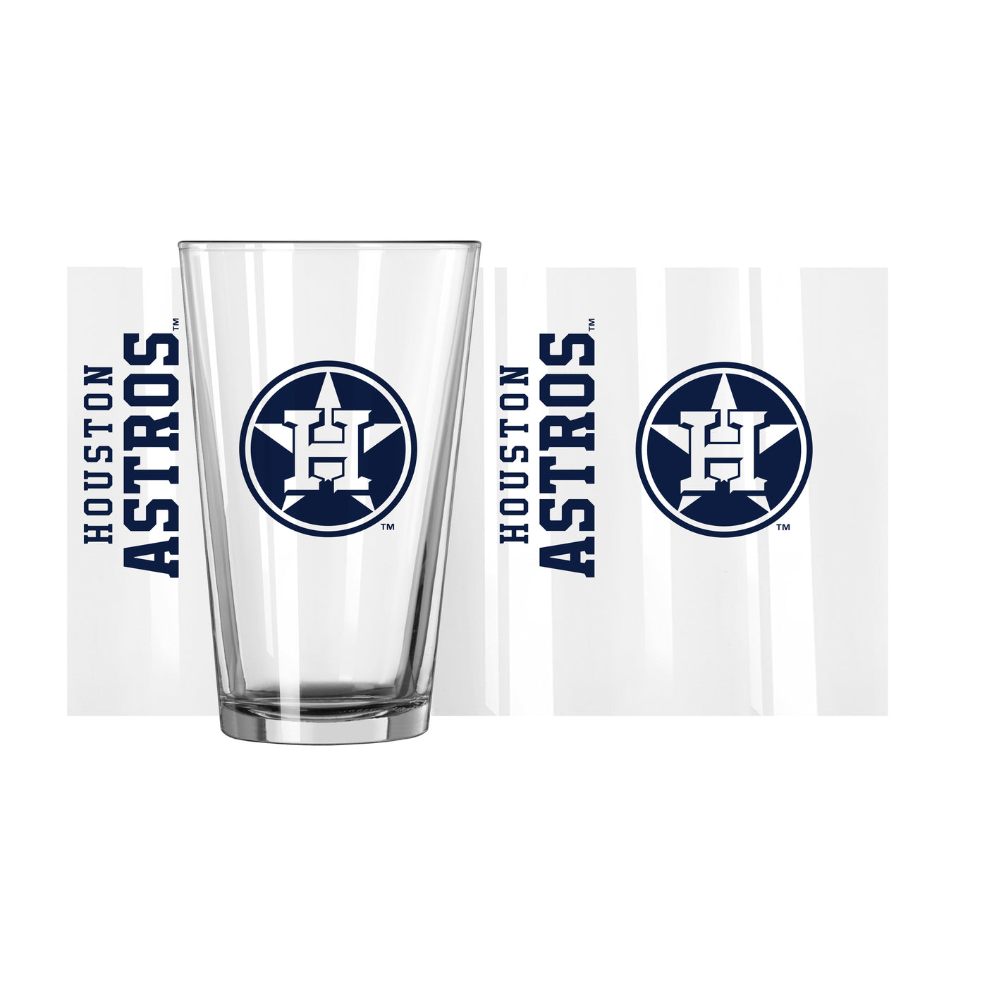 Houston Astros 16oz Gameday Pint Glass - Logo Brands