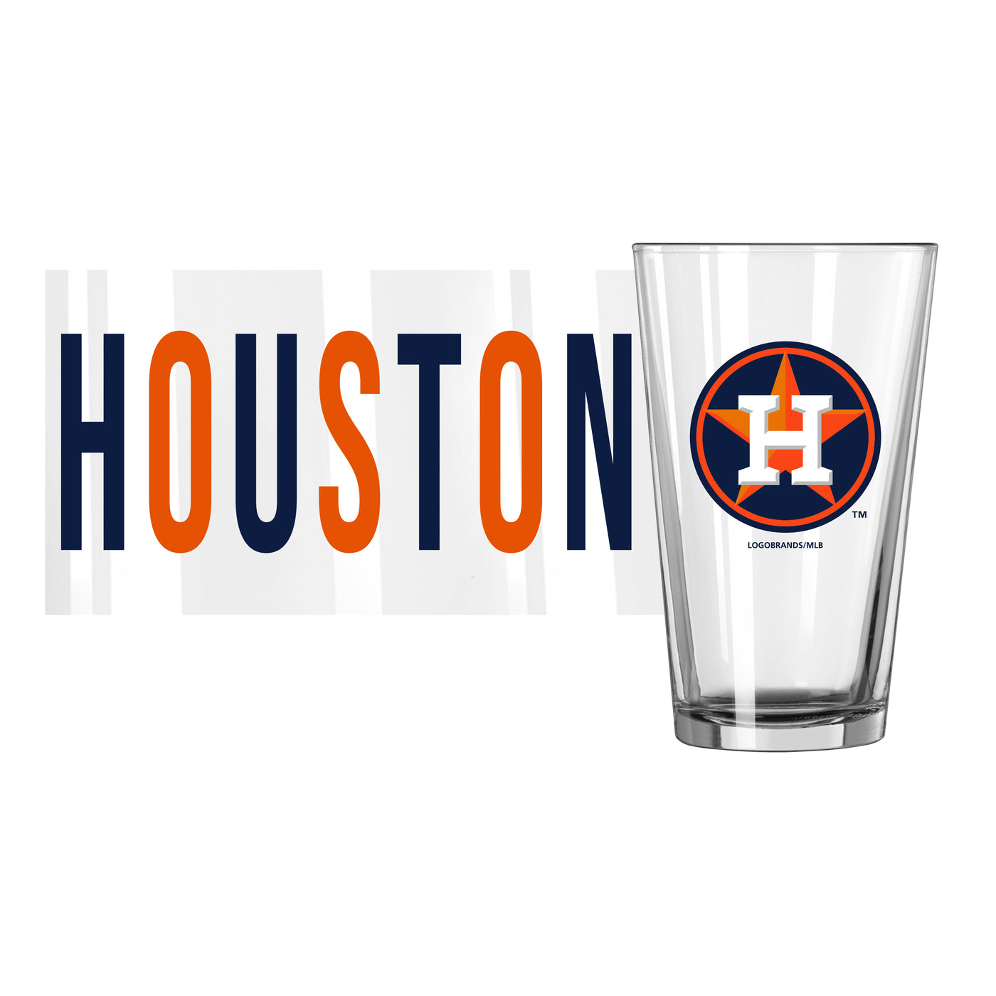 Houston Astros 16oz Overtime Pint Glass