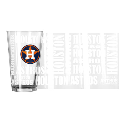 Houston Astros 16oz Replay Pint Glass