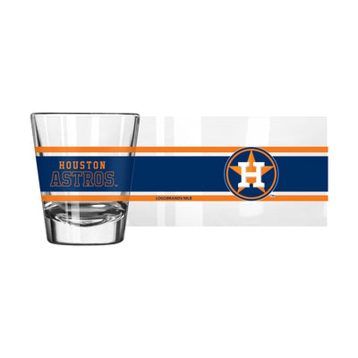 Houston Astros 2oz Stripe Shot Glass
