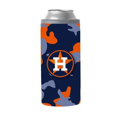 Houston Astros 12oz Camo Slim Can Coolie - Logo Brands
