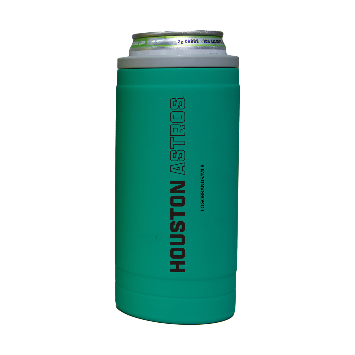 Houston Astros 12oz Optic Stacked Soft Touch Slim Coolie