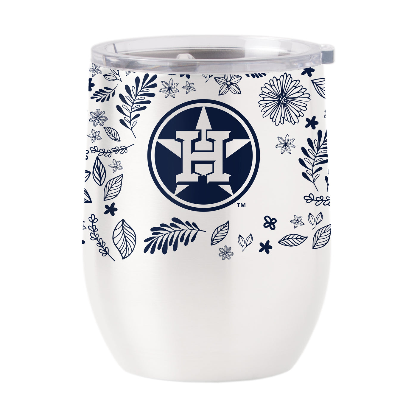Houston Astros 16oz Botanical Stainless Curved Beverage