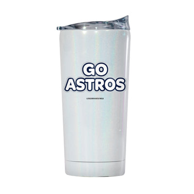 Houston Astros 20oz Bubble Iridescent Tumbler - Logo Brands