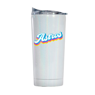 Houston Astros 20oz Shadow Iridescent Tumbler - Logo Brands