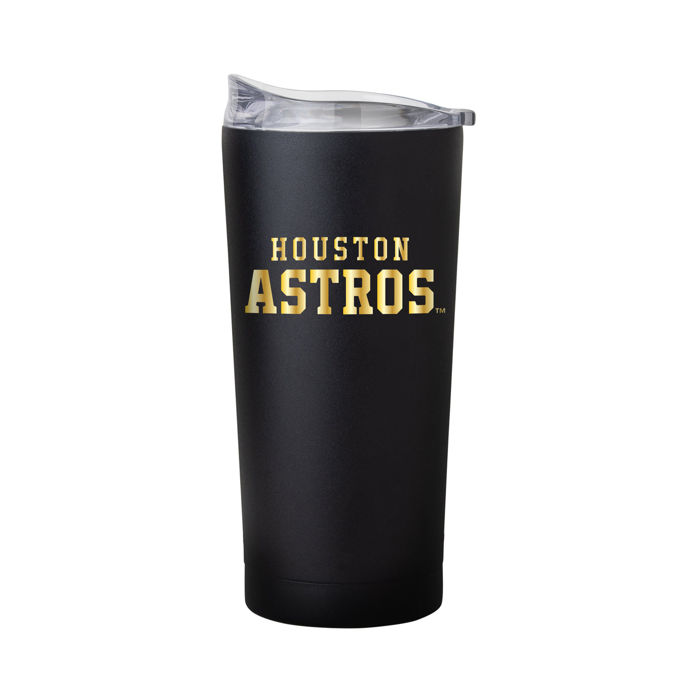 Houston Astros 20oz Foil Black Powder Coat Tumbler