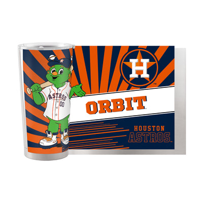 Houston Astros 20oz Mascot Stainless Steel Tumbler - Logo Brands