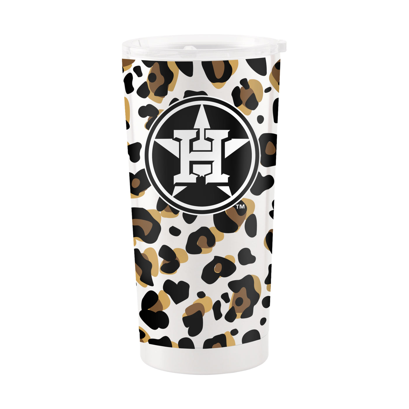 Houston Astros 20oz Neutral Leopard Stainless Steel Tumbler