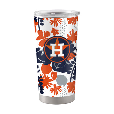 Houston Astros 20oz Floral Stainless Steel Tumbler