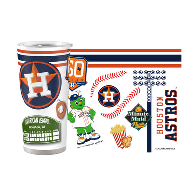 Houston Astros 20oz Native Stainless Steel Tumbler - Logo Brands