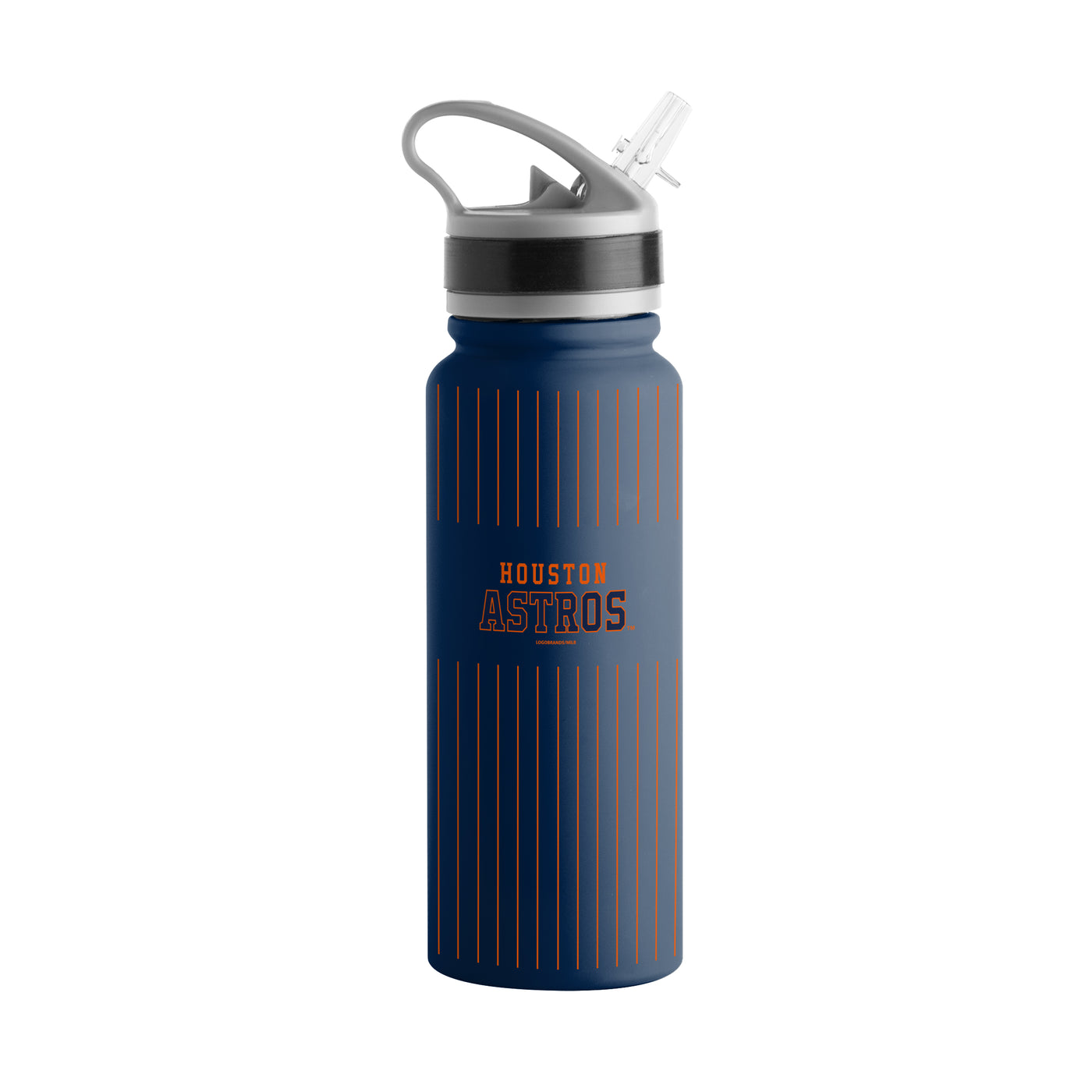 Houston Astros 25oz Pinstripes SingleWall FlipTop Bottle