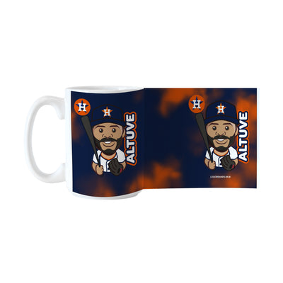 Houston Astros Jose Altuve Caricature 15oz Sublimated Mug