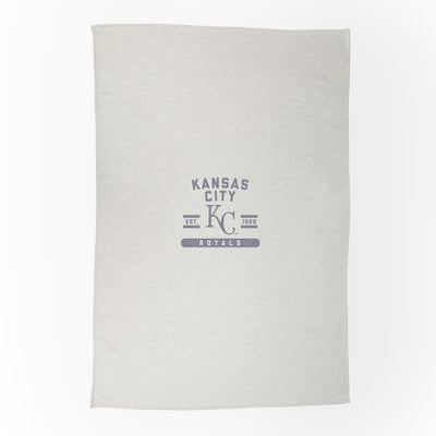 Kansas City Royals Oatmeal Sweatshirt Blanket - Logo Brands