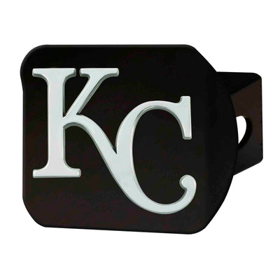 MLB - Kansas City Royals Chrome on Black Hitch Cover