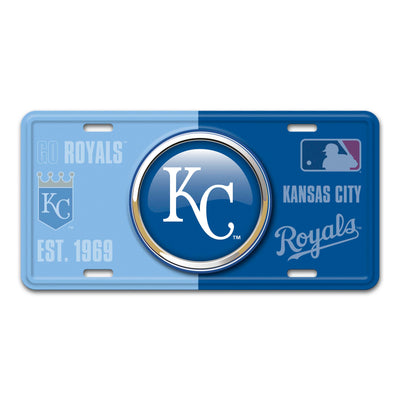 MLB - Kansas City Royals Embossed Metal License Plate