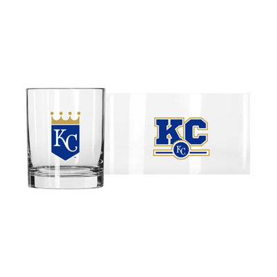 Kansas City Royals 14oz Letterman Rocks Glass