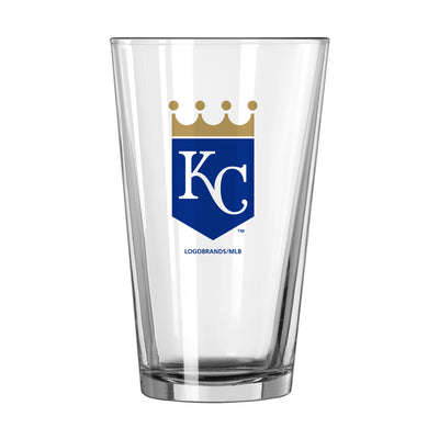 Kansas City Royals 16oz Overtime Pint Glass - Logo Brands