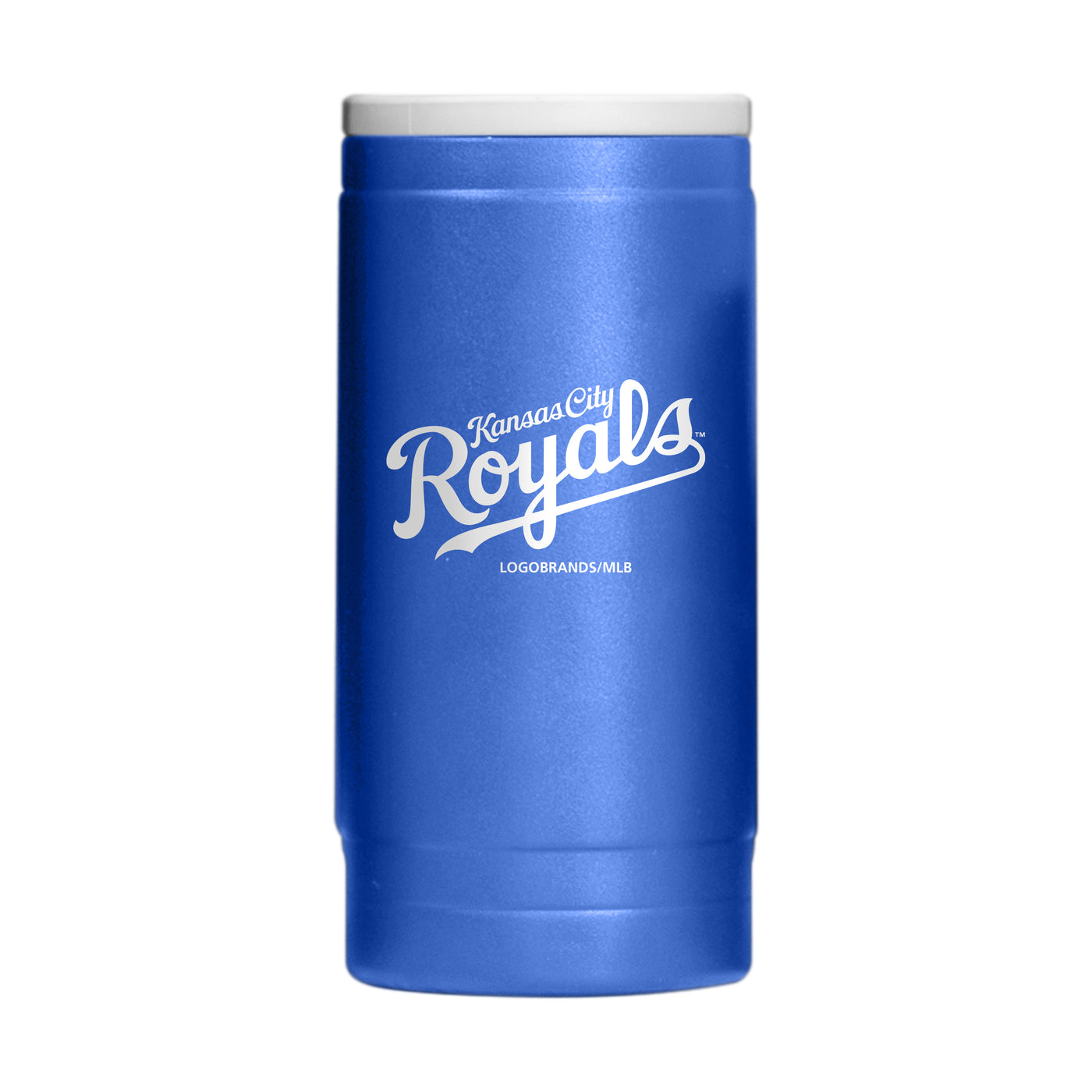 Kansas City Royals Flipside Powder Coat Slim Can Coolie - Logo Brands