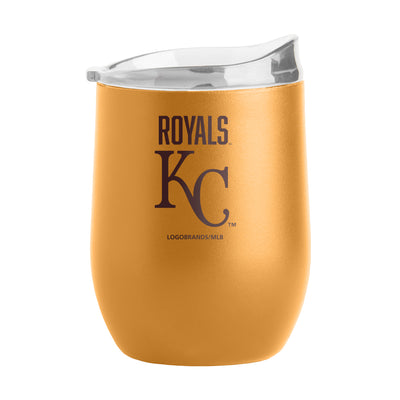 Kansas City Royals 16oz Huddle Powder Coat Curved Beverage - Logo Brands