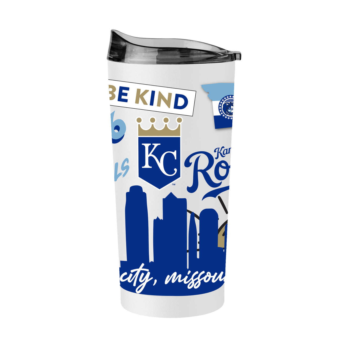 Kansas City Royals 20oz Native Powder Coat Tumbler