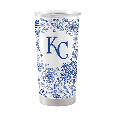 Kansas City Royals 20oz Botanical Stainless Steel Tumbler