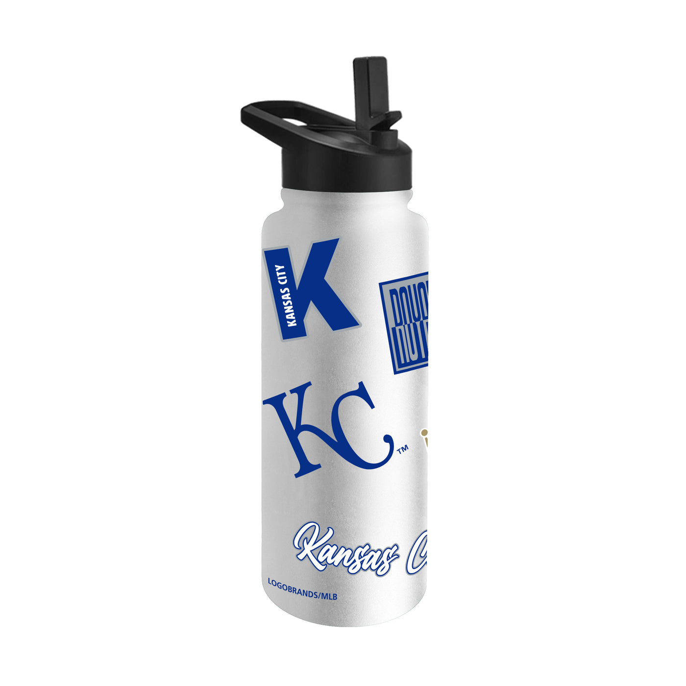 KC Royals 34oz White Dreamweave Quencher Bottle