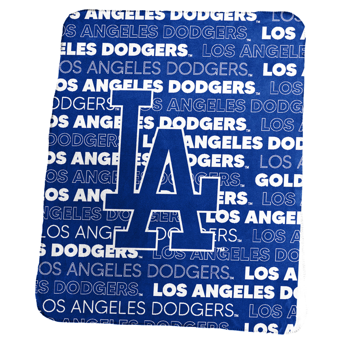 LA Dodgers Classic Fleece Throw