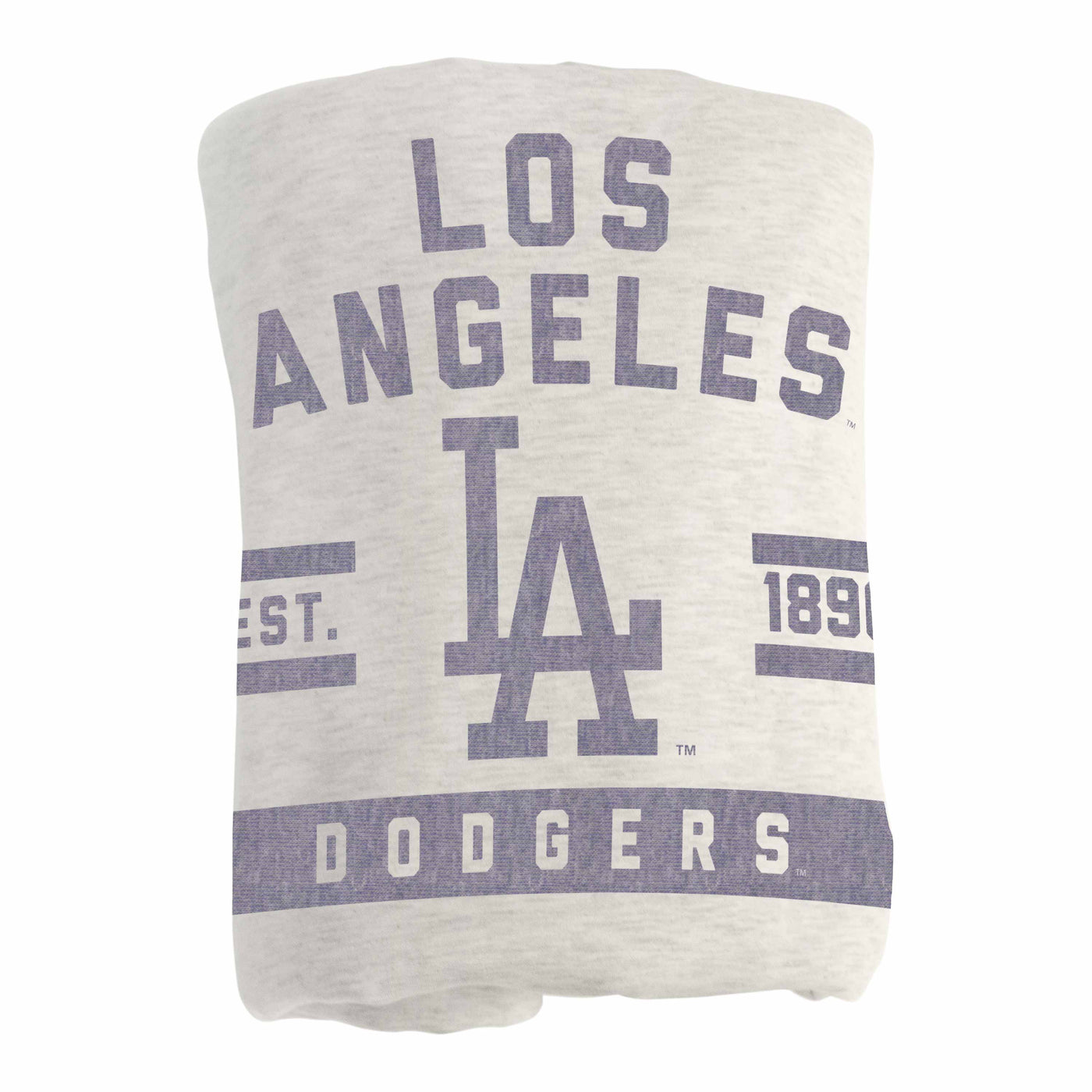 LA Dodgers Oatmeal Sweatshirt Blanket