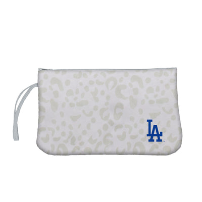 Los Angeles Dodgers Leopard Print Wristlet - Logo Brands