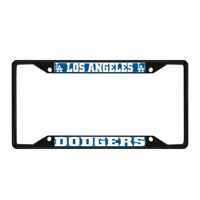 MLB - Los Angeles Dodgers Black License Plate Frame