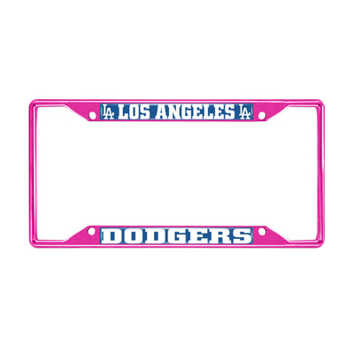 MLB - Los Angeles Dodgers-Pink License Plate Frame