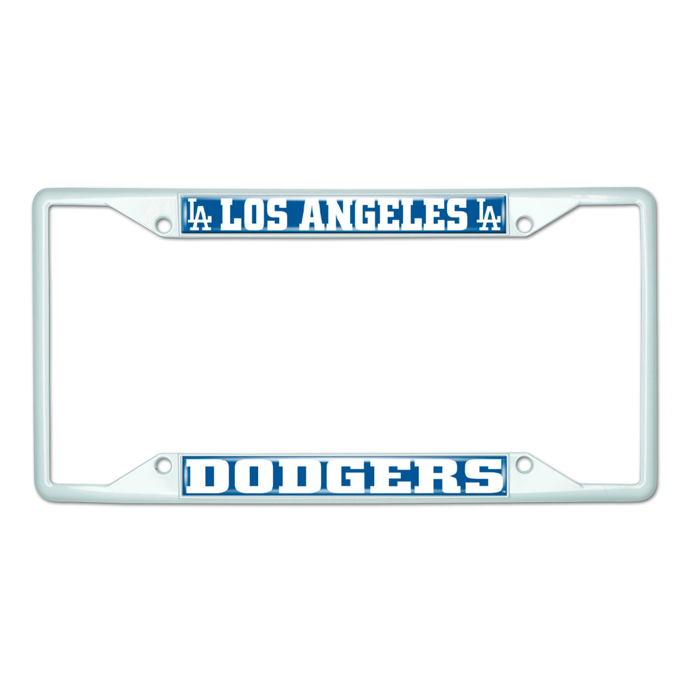 MLB - Los Angeles Dodgers-White License Plate Frame