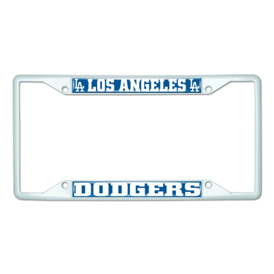 MLB - Los Angeles Dodgers-White License Plate Frame