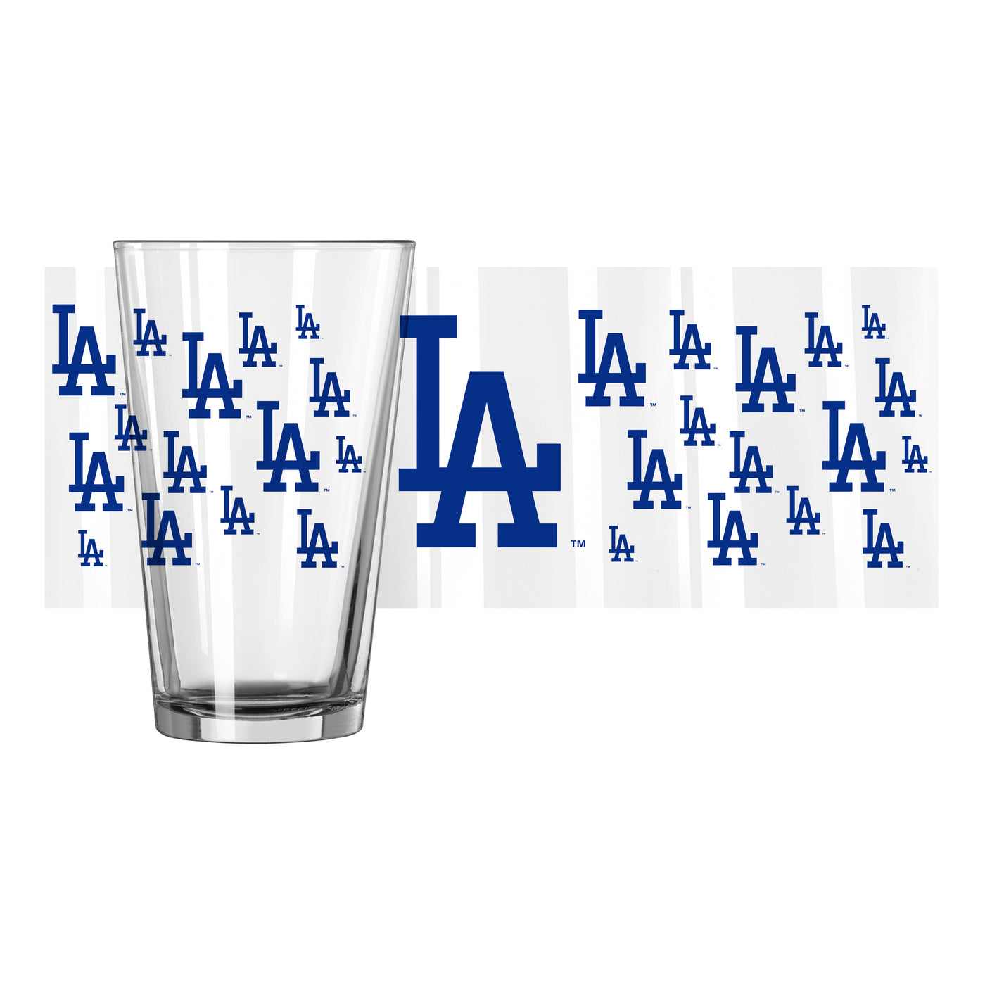 Los Angeles Dodgers 16oz Scatter Pint Glass