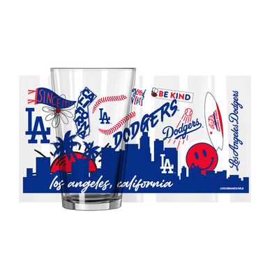 Los Angeles Dodgers 16oz Native Pint Glass