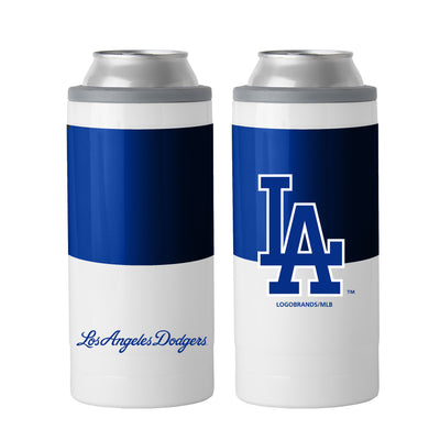 Los Angeles Dodgers 12oz Colorblock Slim Can Coolie - Logo Brands