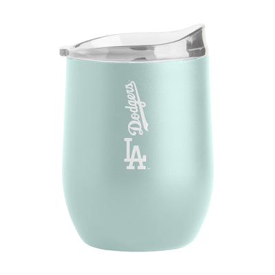 LA Dodgers 16oz Vertical Powder Coat Curved Beverage