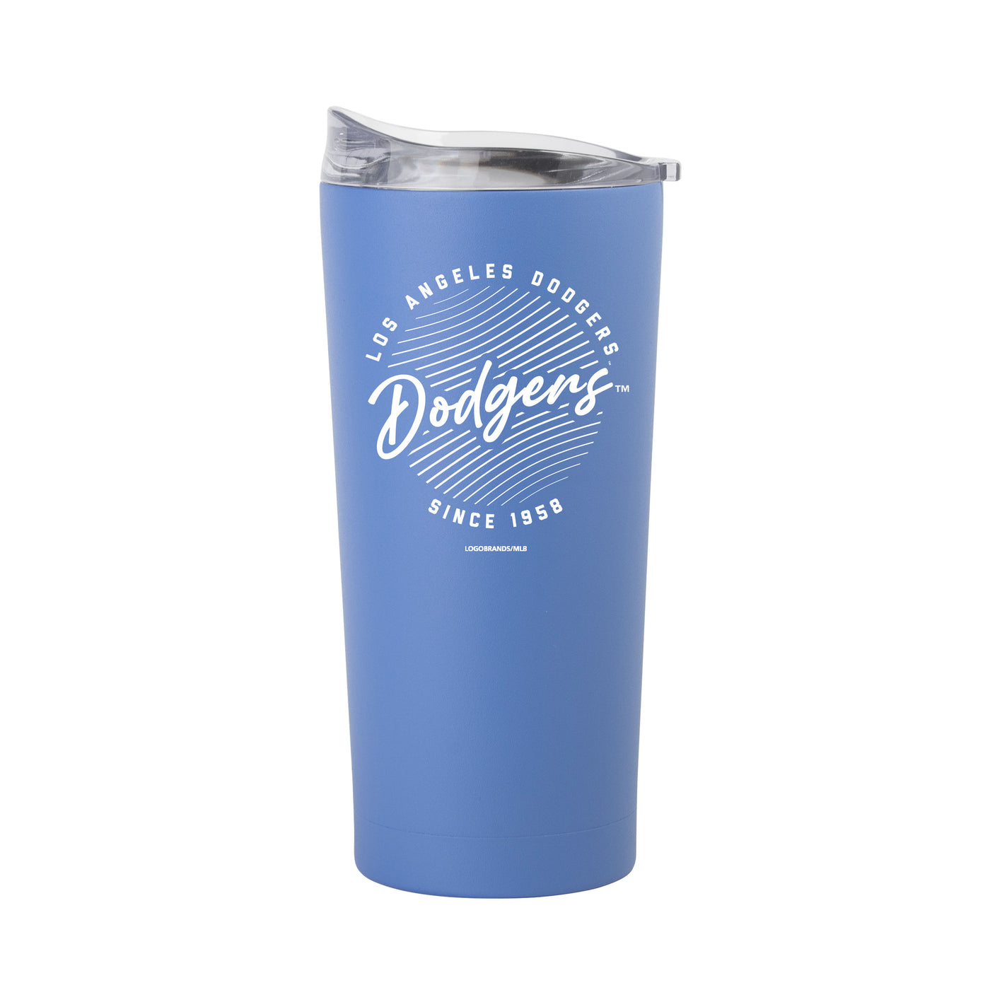 LA Dodgers 20oz Retro Script Arctic Powder Coat Tumbler