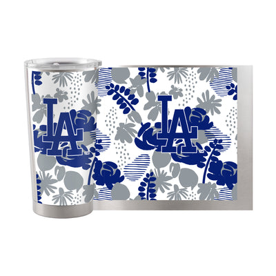 Los Angeles Dodgers 20oz Floral Stainless Steel Tumbler