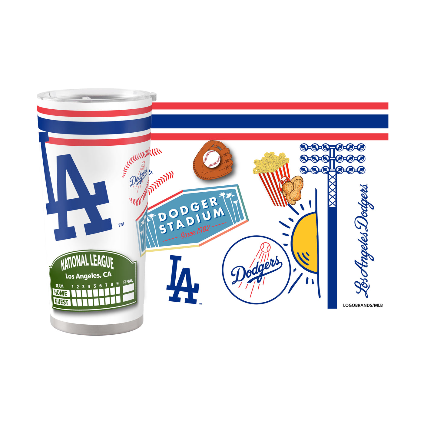 Los Angeles Dodgers 20oz Native Stainless Steel Tumbler