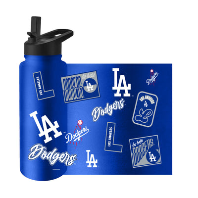 LA Dodgers 34oz Dream Weave Quencher Bottle