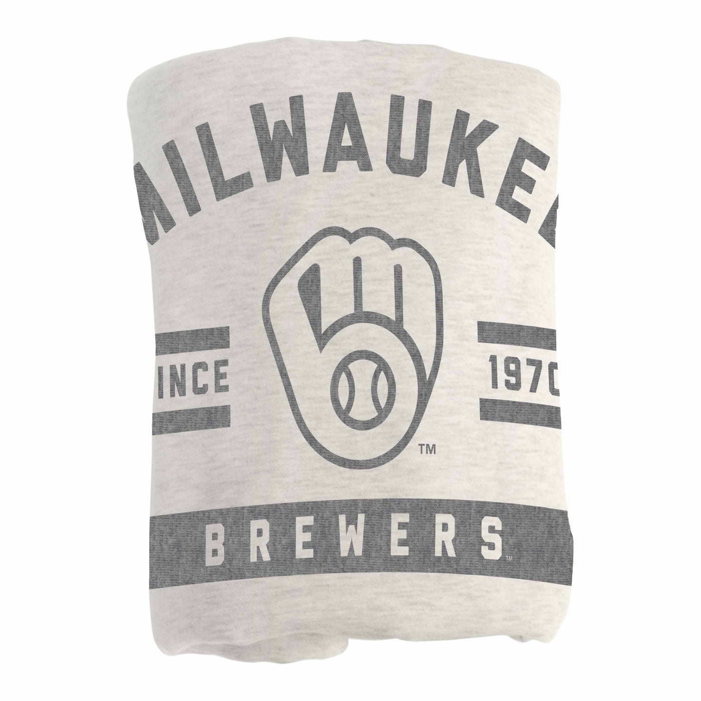 Milwaukee Brewers Oatmeal Sweatshirt Blanket