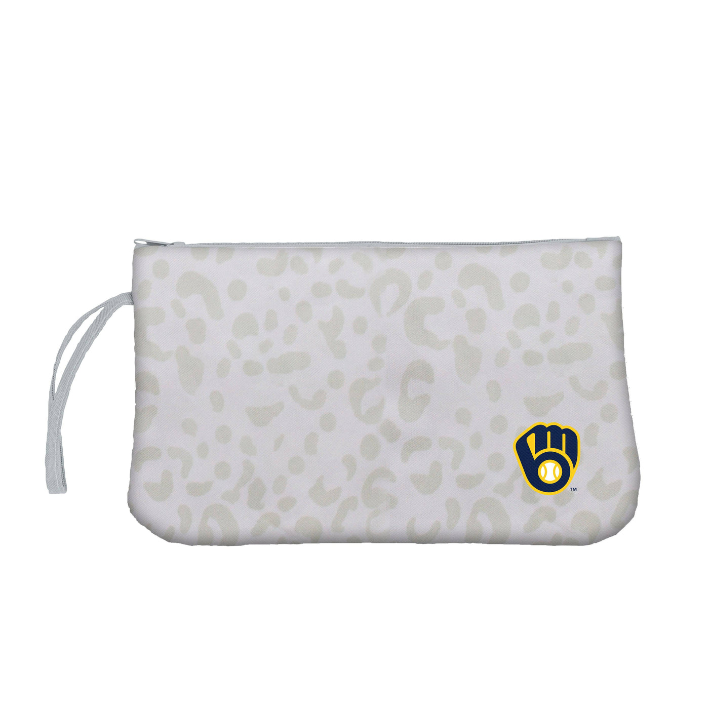 Milwaukee Brewers Leopard Print Wristlet